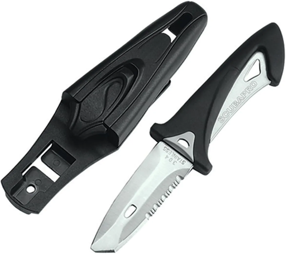 SCUBAPRO White Tip Stainless Steel Diving Knife, White