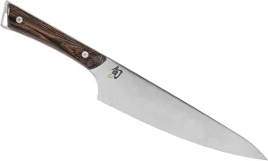 Shun Kanso 8" Chef’s Knife, Handcrafted Japanese Kitchen Knife, AUS10A Stainless Steel Blade, Tagayasan Handle, Gyuto-Style Tool for Professional and Home Chefs