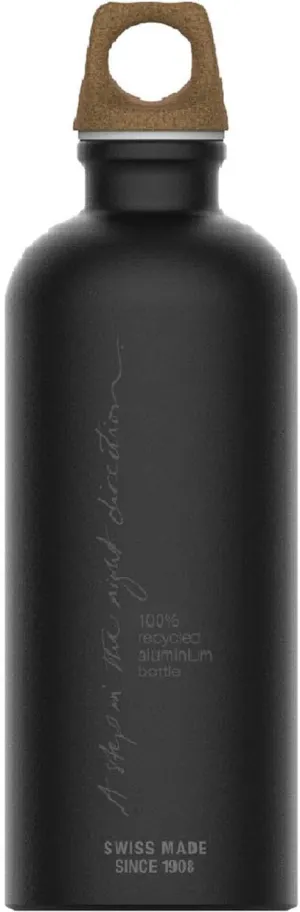 SIGG 50380 Outdoor Water Bottle, Swiss Aluminum Bottle, My Planet, 0.6L, Direction Plain