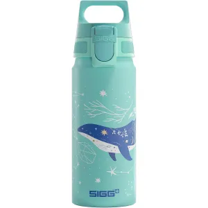 SIGG - Aluminium Kids Water Bottle - WMB ONE Dive - Suitable For Carbonated Beverages - Leakproof - Lightweight - BPA Free - Climate Neutral Certified - Light Blue - 20 Oz