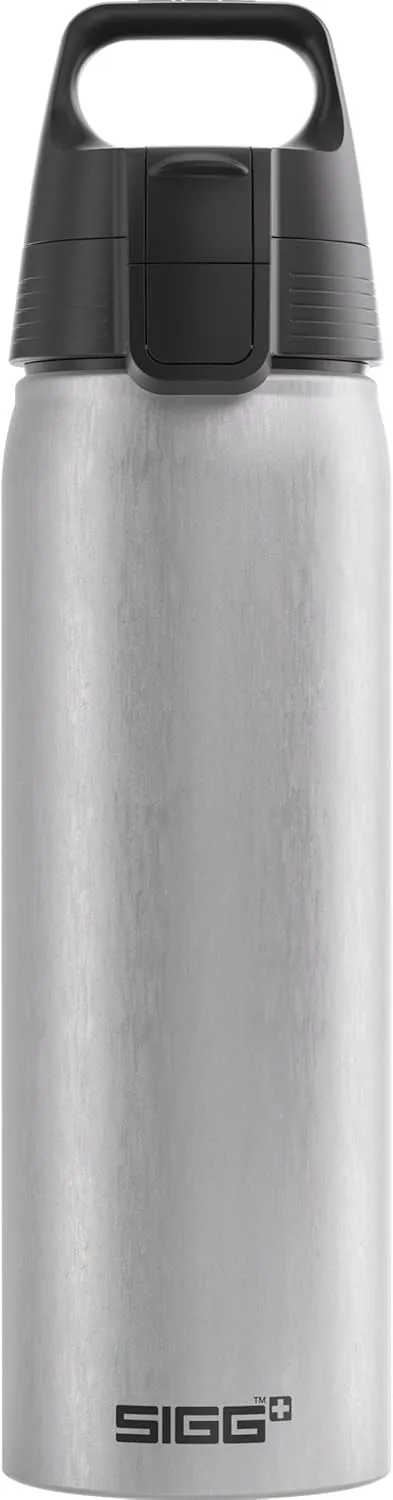 Sigg - Aluminum Water Bottle - WMB Pathfinder Alu - ClimatePartner Certified - Suitable For Carbonated Beverages - Leakproof & Lightweight - BPA Free - Grey - 0.75 L