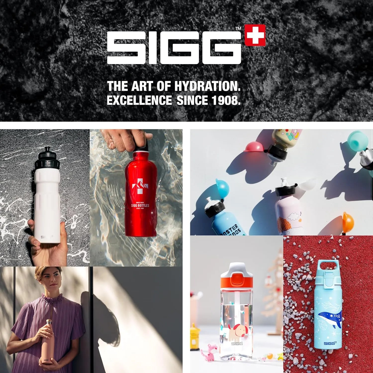 Sigg - Aluminum Water Bottle - WMB Pathfinder Alu - ClimatePartner Certified - Suitable For Carbonated Beverages - Leakproof & Lightweight - BPA Free - Grey - 0.75 L