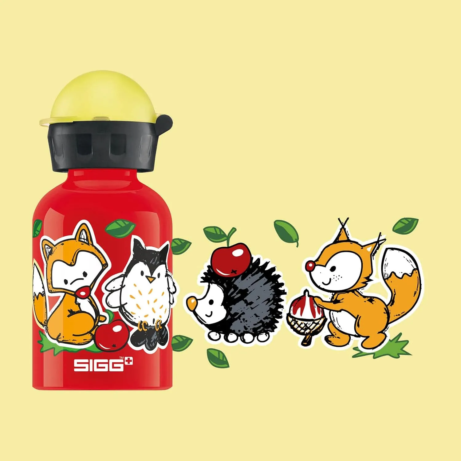 Sigg - Kids Water Bottle - KBT - Made in Switzerland - Leakproof - BPA Free - for Kindergarten, Preschool, School 10 Oz