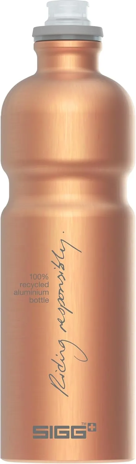 SIGG - PCR Aluminum Water Bottle - Move MyPlanet - Copper - Leakproof - Lightweight - BPA Free - 25 Oz