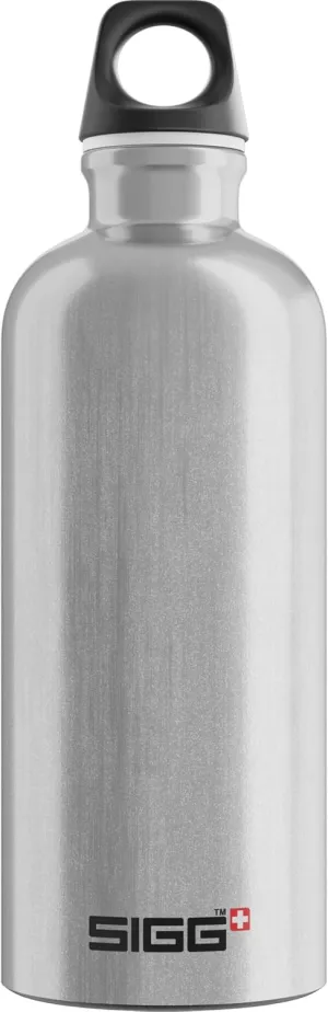 SIGG - Recycled Metal Water Bottle - Traveller - Made in Switzerland - Carbonated Drinks - BPA-Free - 20 Oz