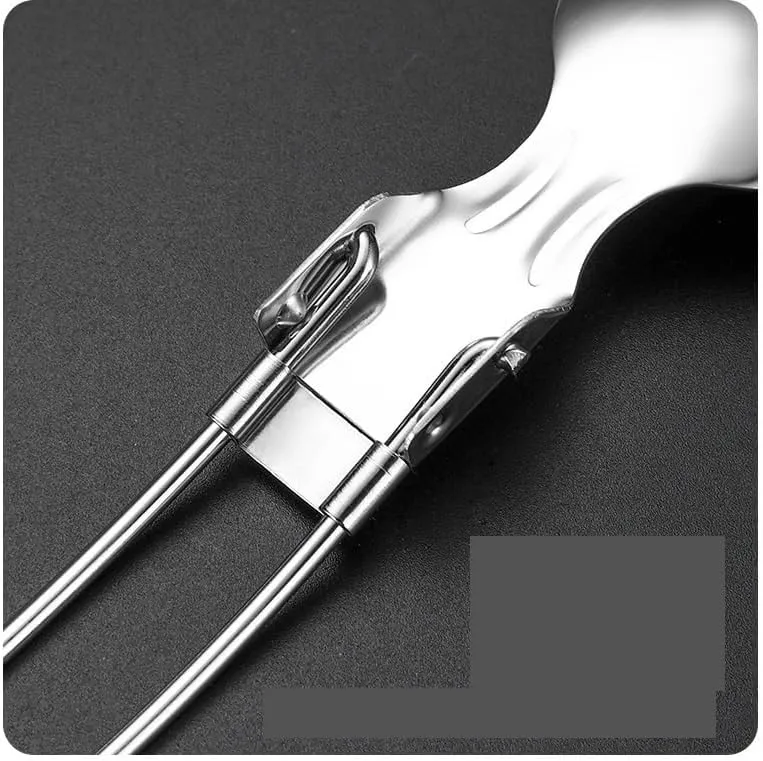 Silverware Set, 3/12/18/24/30/36 Pieces 304 Stainless Steel Folding Tableware Knife, Fork And Spoon Set Outdoor Picnic Camping Portable Tableware Foldable Spoon(Green,18 Piece set for 6)