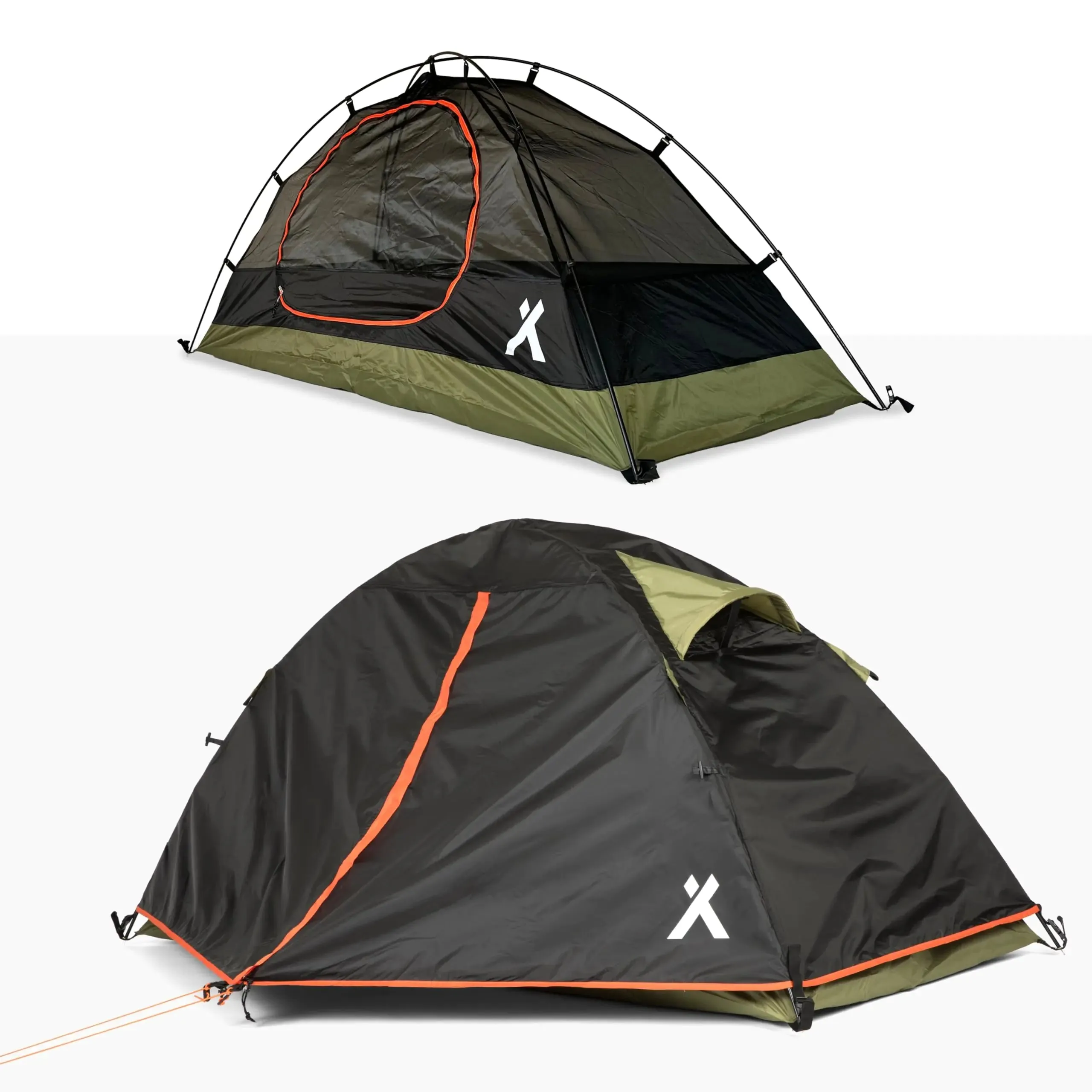 Single Person Hiking & Backpacking Tent, Ultralight, Waterproof, Tent For Overnight Hunting Trips