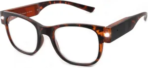 SKYWAY Reading Glasses Lighted Rechargeable Bright LED Readers with Lights Eyewear Clear Vision Unisex