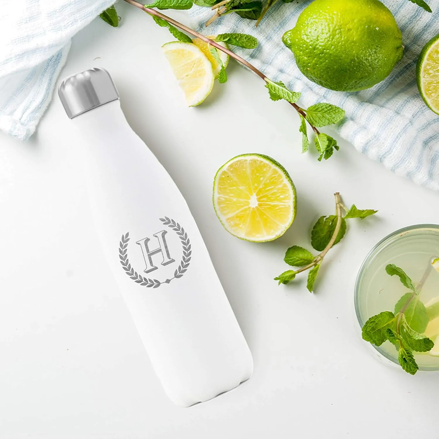Sofia's Findings Personalized | Custom Engraved Water Bottle | Groomsmen Gift | Stainless Steel Vacuum Insulated Water Bottle | Keeps Your Drink Hot & Cold | 17 Oz (500 ml)