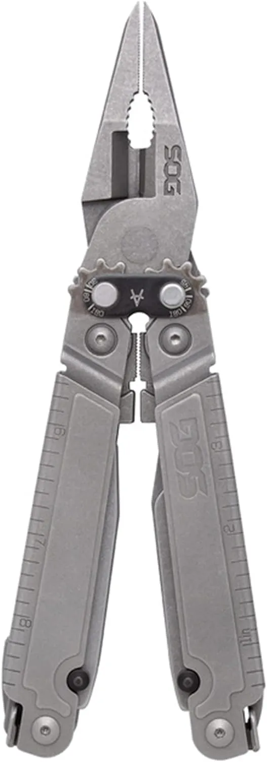 SOG PowerAccess Assist Full-Sized Well-Rounded Daily Use Multi-Tool One-Handed Assisted Opening 21 Tools