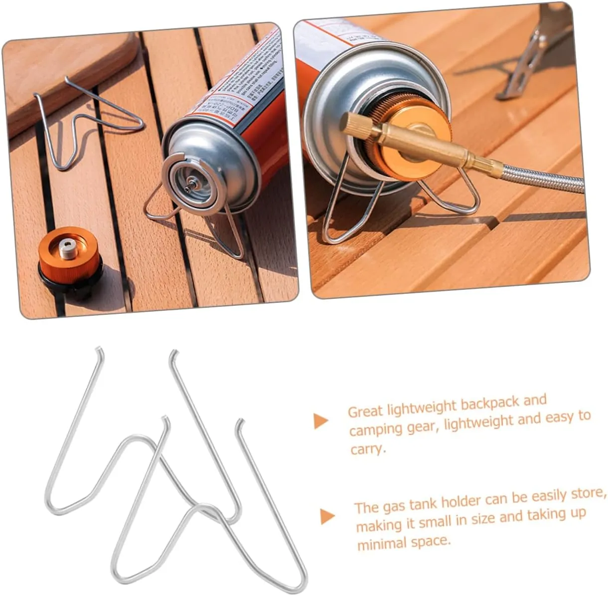 Sosoport Fixture Propane Rack Gas Holder Spout Rocket Stove Can Nozzle Gas Stove Camping Stove Wok Propane Hose