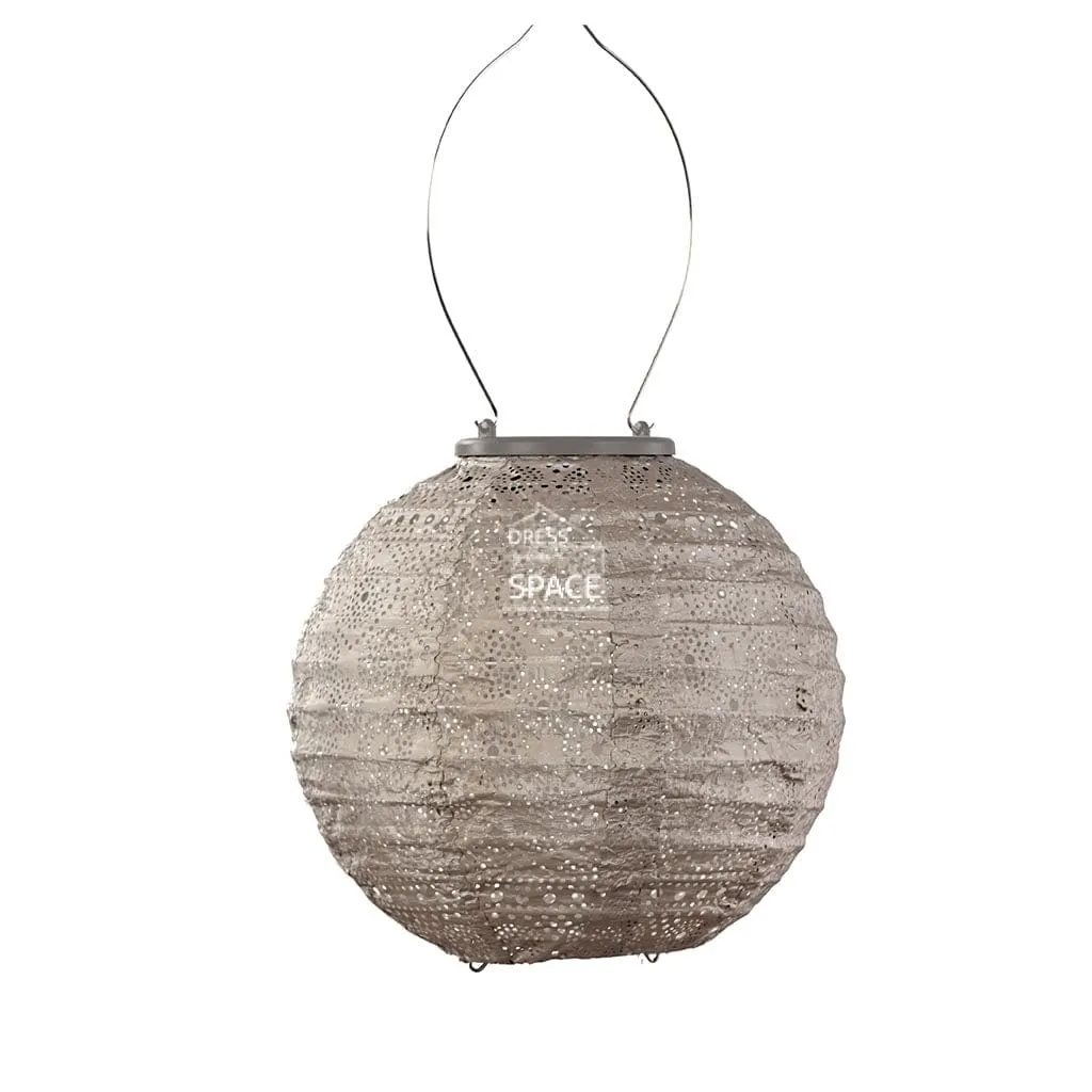 Spectare Round 20 - Light Taupe - Solar Lantern