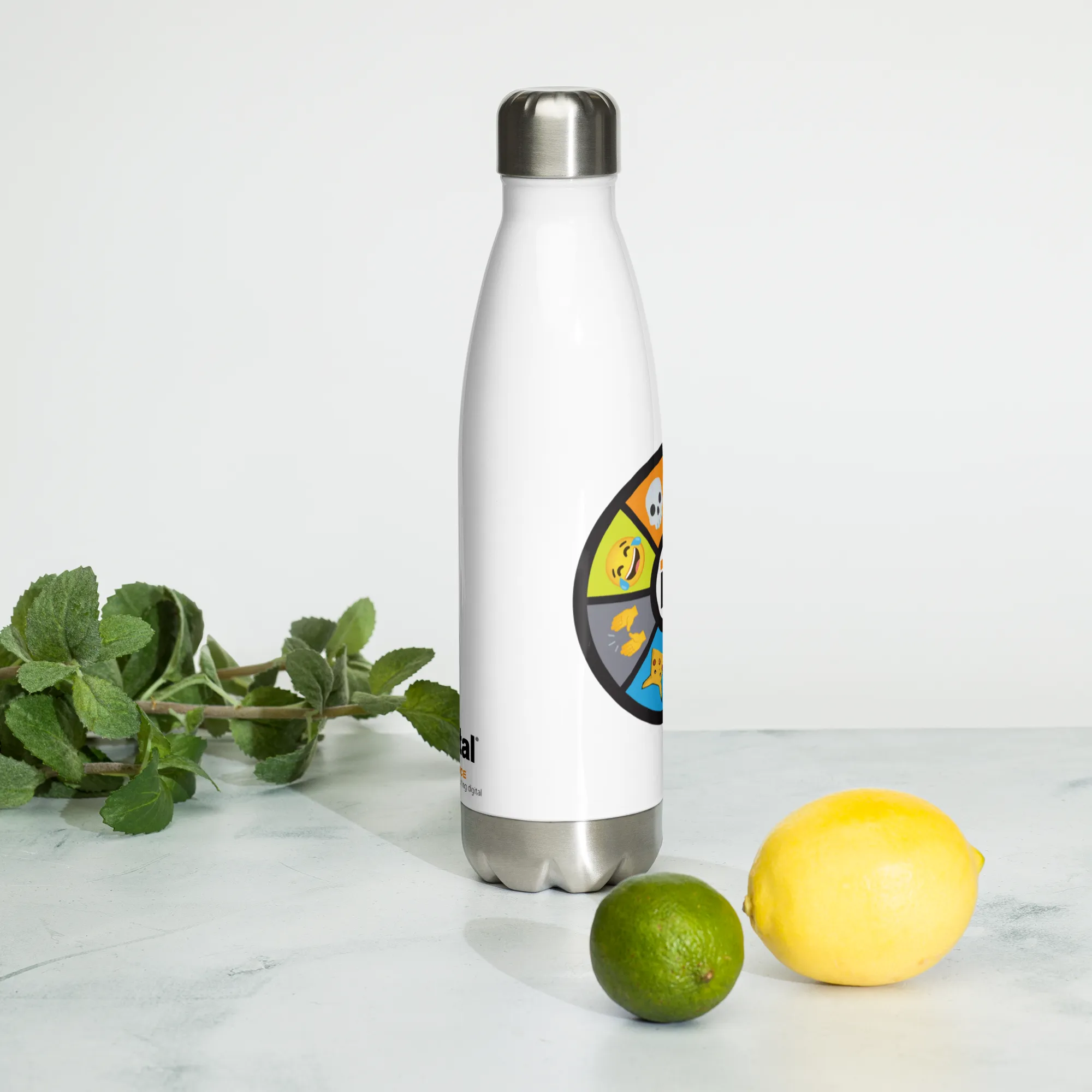 Spinwheel Stainless Steel Water Bottle
