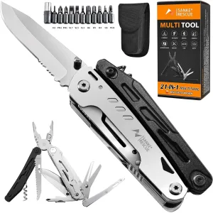 Stainless Steel 21 in 1 Outdoor Pocket Multi-Tool
