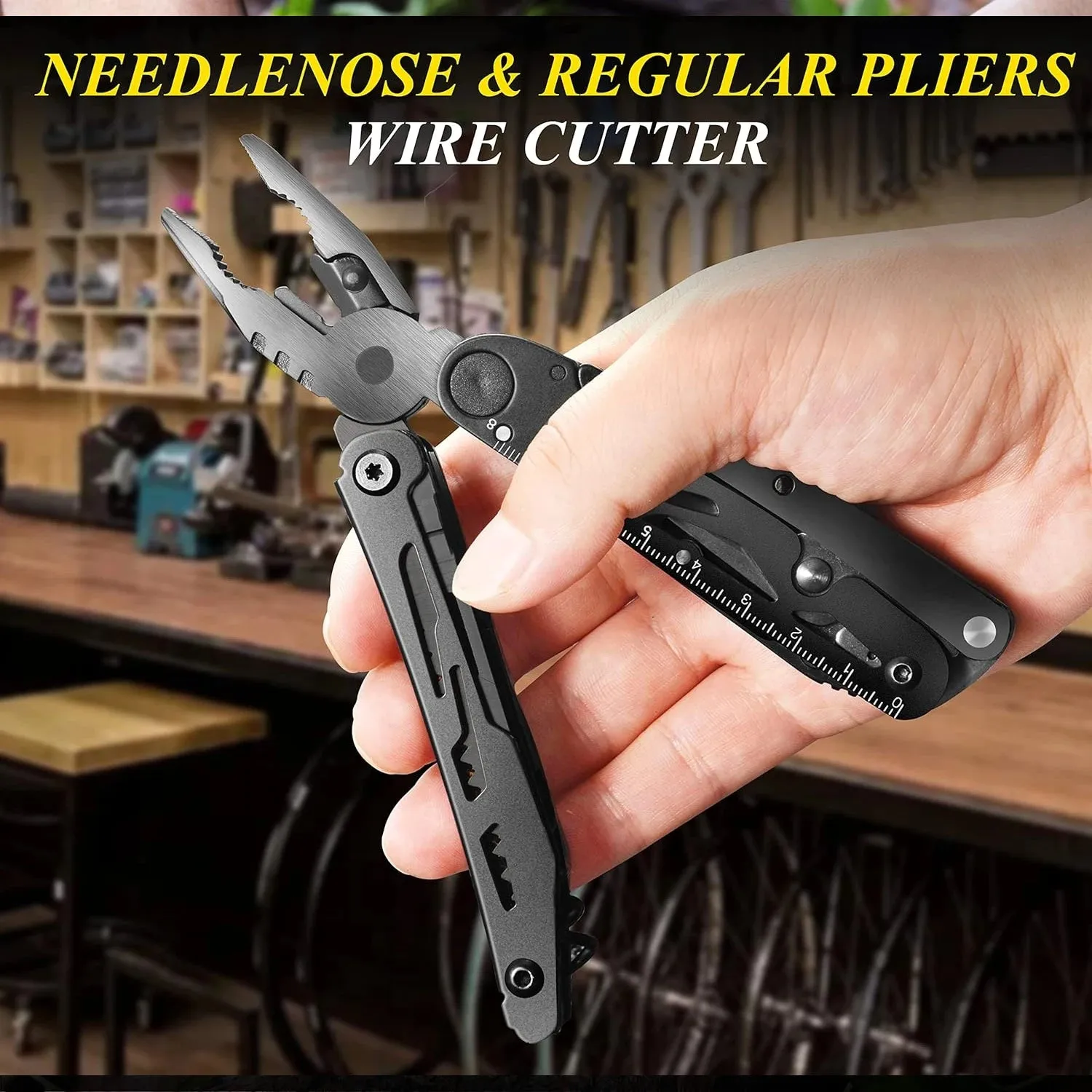 Stainless Steel 21 in 1 Outdoor Pocket Multi-Tool