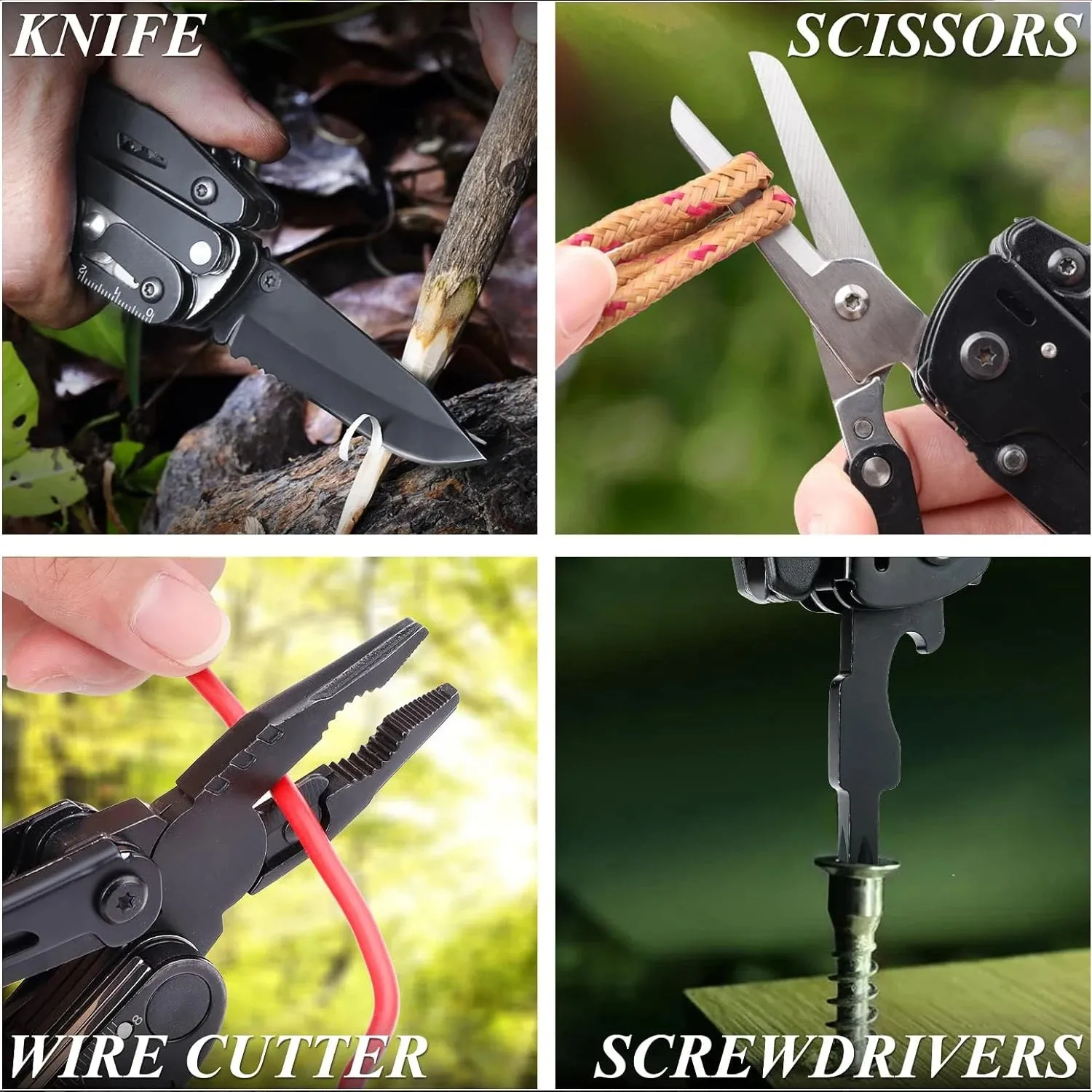 Stainless Steel 21 in 1 Outdoor Pocket Multi-Tool