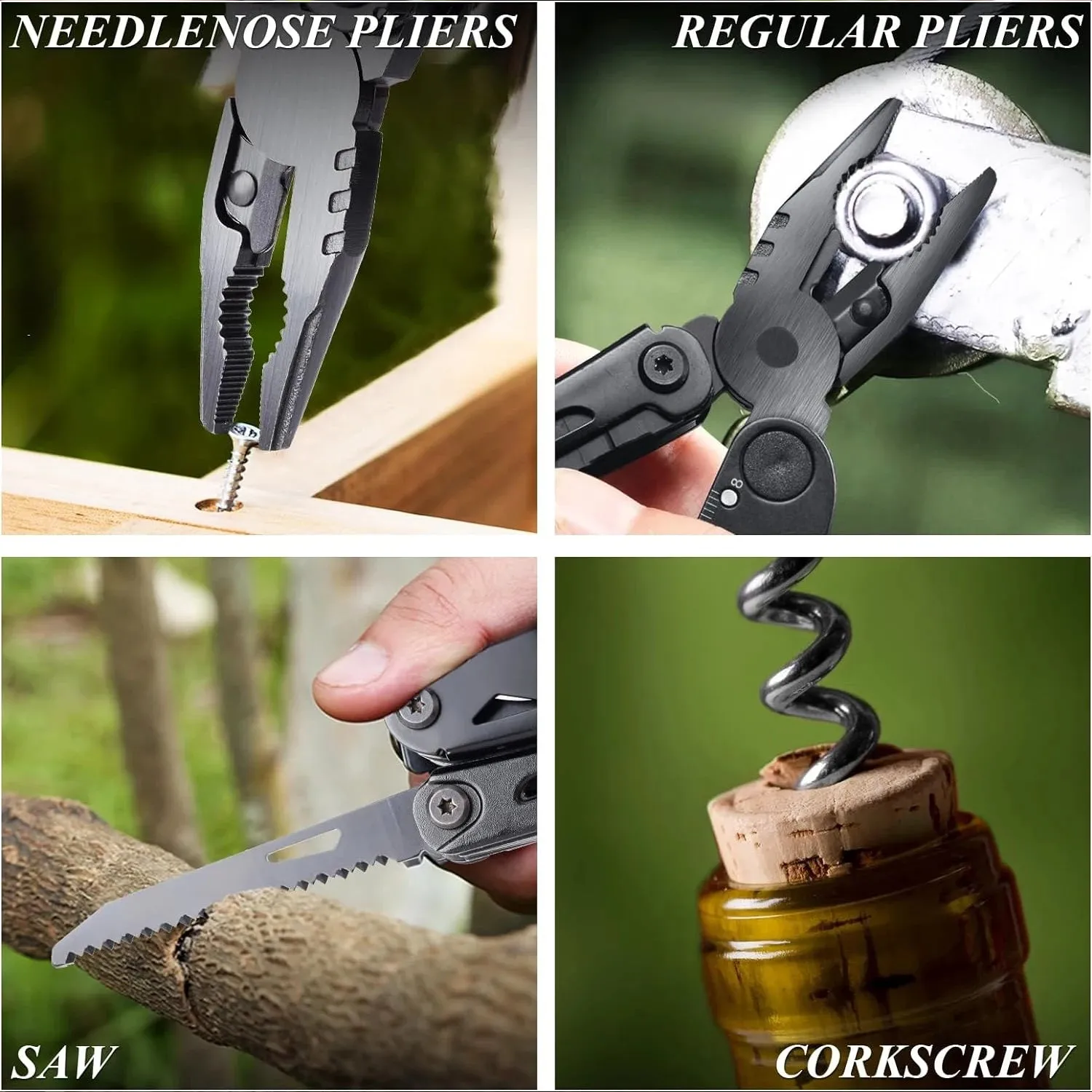 Stainless Steel 21 in 1 Outdoor Pocket Multi-Tool