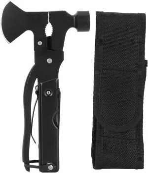 Stainless Steel Camping Multi Tool, Portable Camping Gadgets for Adventure Lovers, Hatchet Multitool for Exploring Camping Hiking