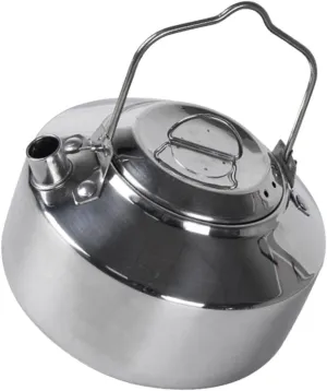 Stainless Steel Portable Kettle Folding Camping Tea Pot Outdoor Water Kettle Tool