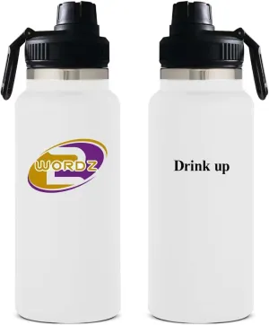 Stainless Steel Vacumm Insulated Wide Mouth (No Leak) Water Bottle (White)
