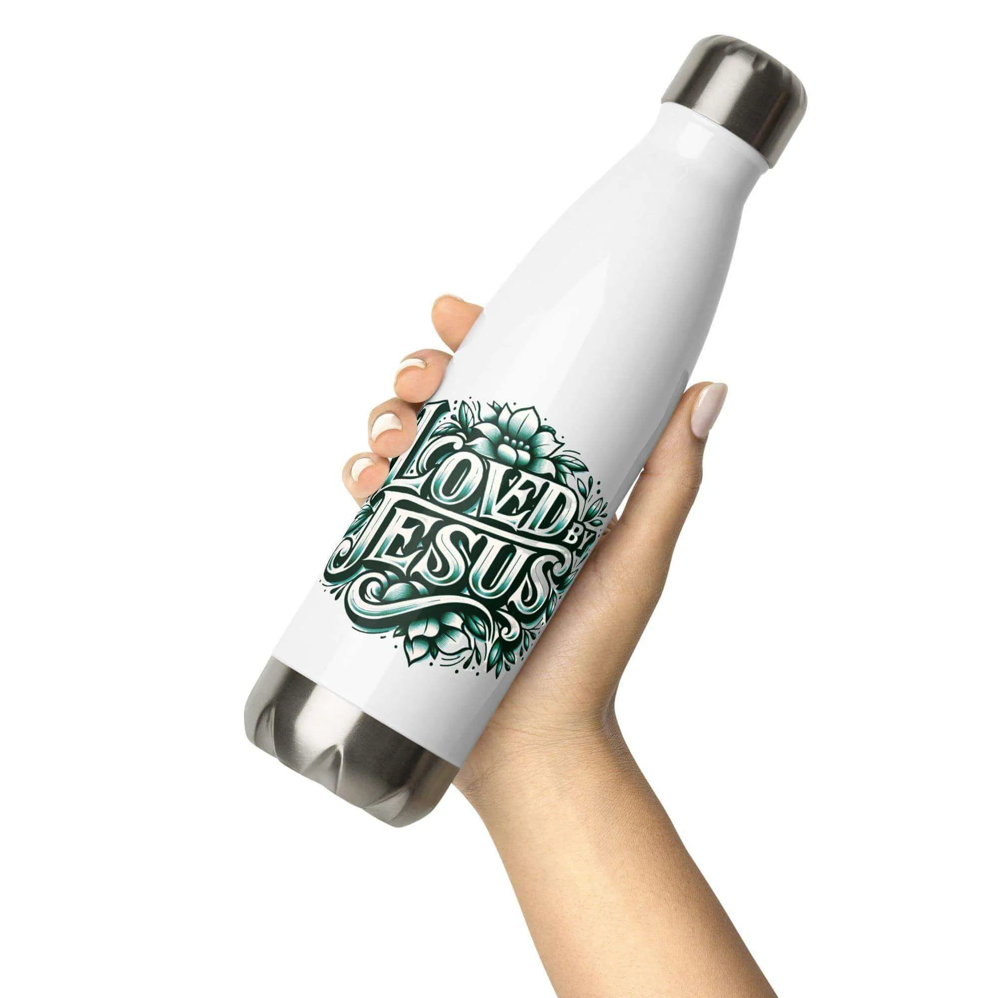 Stainless steel water bottle Loved by Jesus
