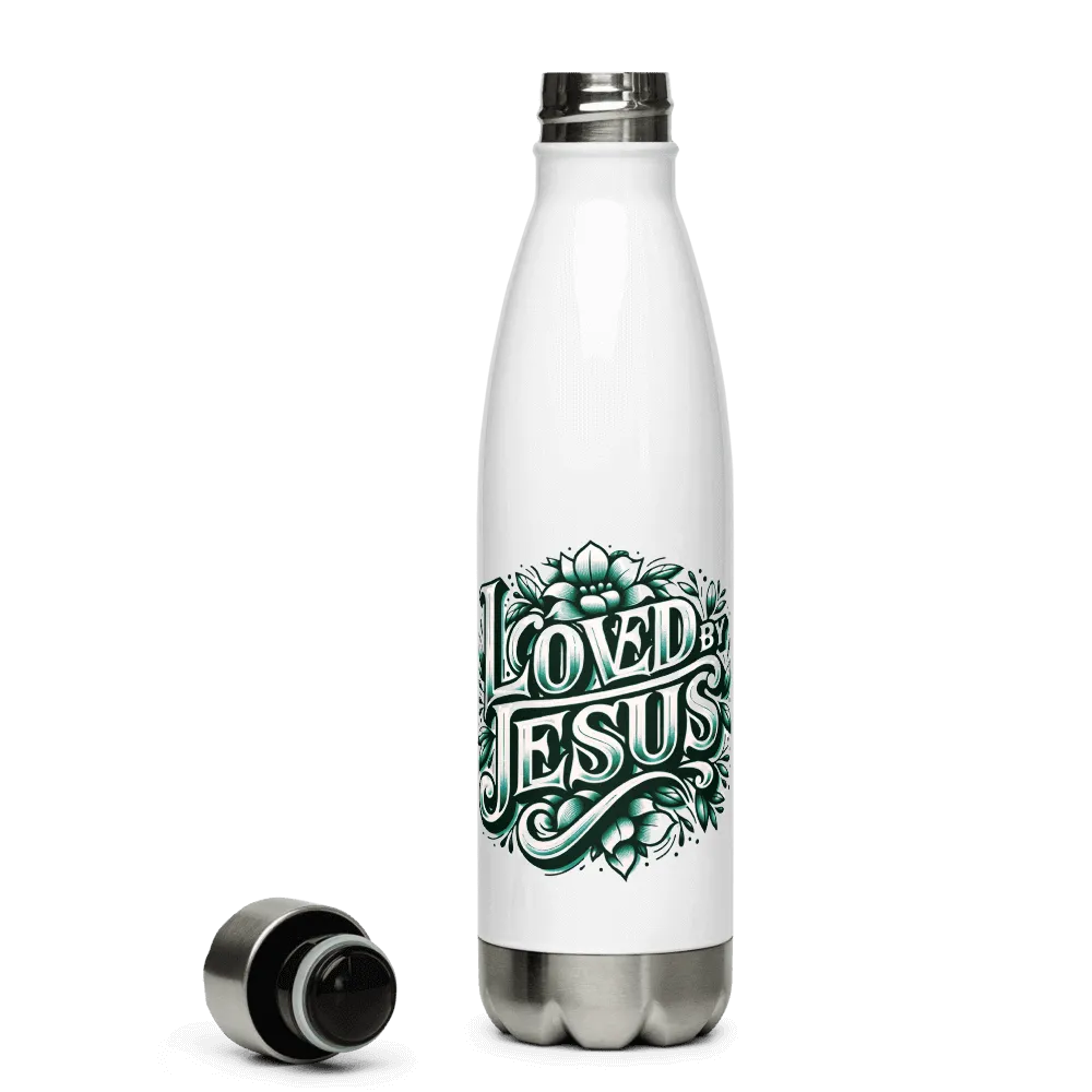 Stainless steel water bottle Loved by Jesus
