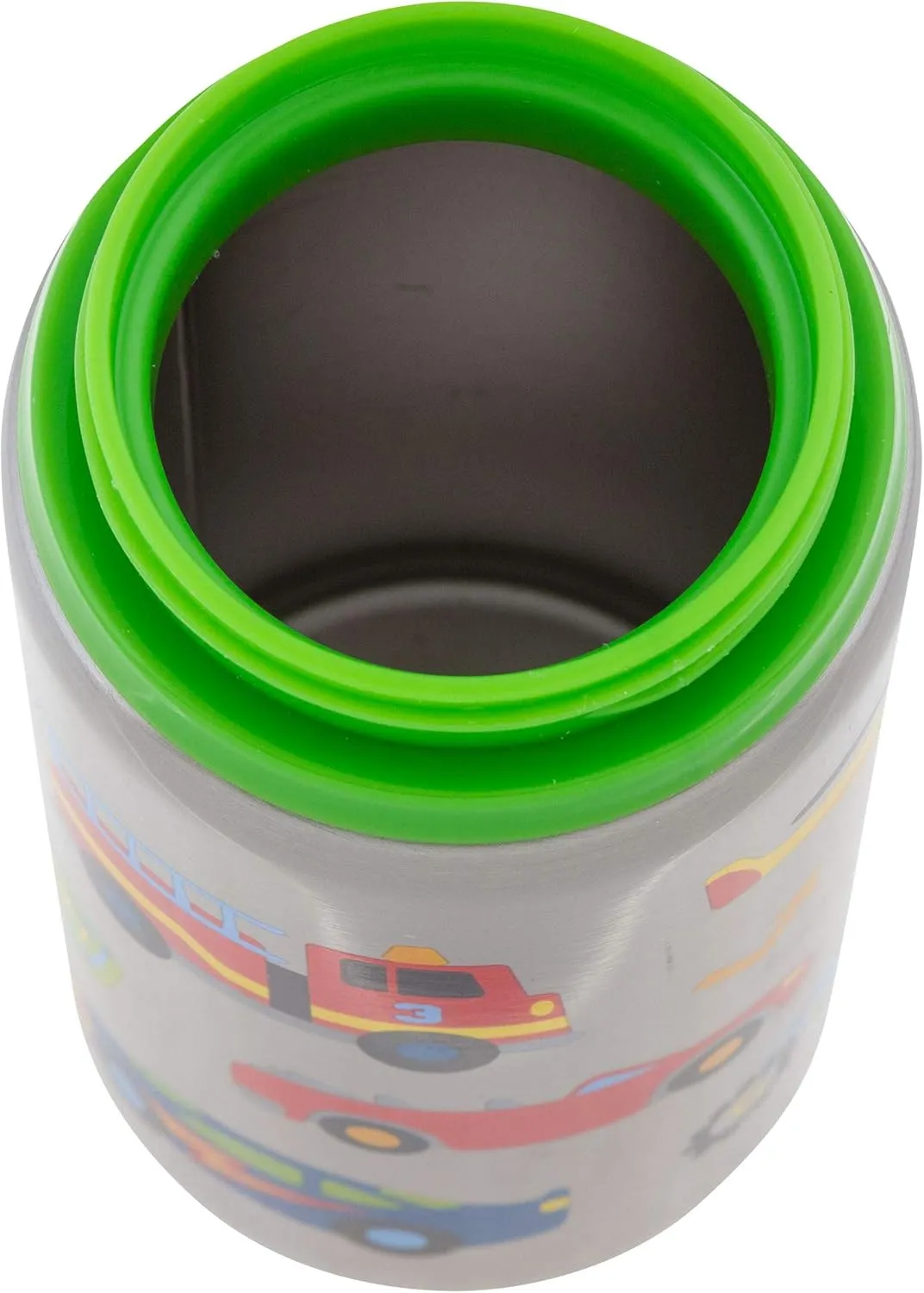 Stephen Joseph Stainless Steel Water Bottles, 18 OZ, Straw lid, Reusable tumbler, Insulated, Transportation