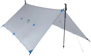 Stone Glacier Sky Tarp 10, Ultralight Waterproof Shelter, Versatile Configurations, 10 Stakeout Points, 66 10 D SIL/SIL Nylon, 13.5 oz (70038-SG-10)
