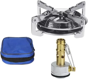 Stove Fuel Stove Portable Camping Stove with Carrying Case Great for Emergency Preparedness Kit Camping Tailgating and Outdoor Cooking Burner