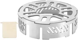 Stove Windshield Windproofs Stove Rack Outdoor Campings Stove Windscreen Stainless Steels Windproof Rings