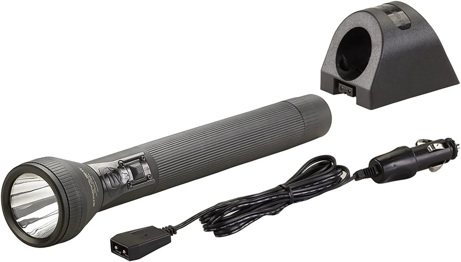 Streamlight 25302 SL-20LP 450-Lumen Full Size Rechargeable LED Flashlight with 12-Volt DC Smart Charger, Black