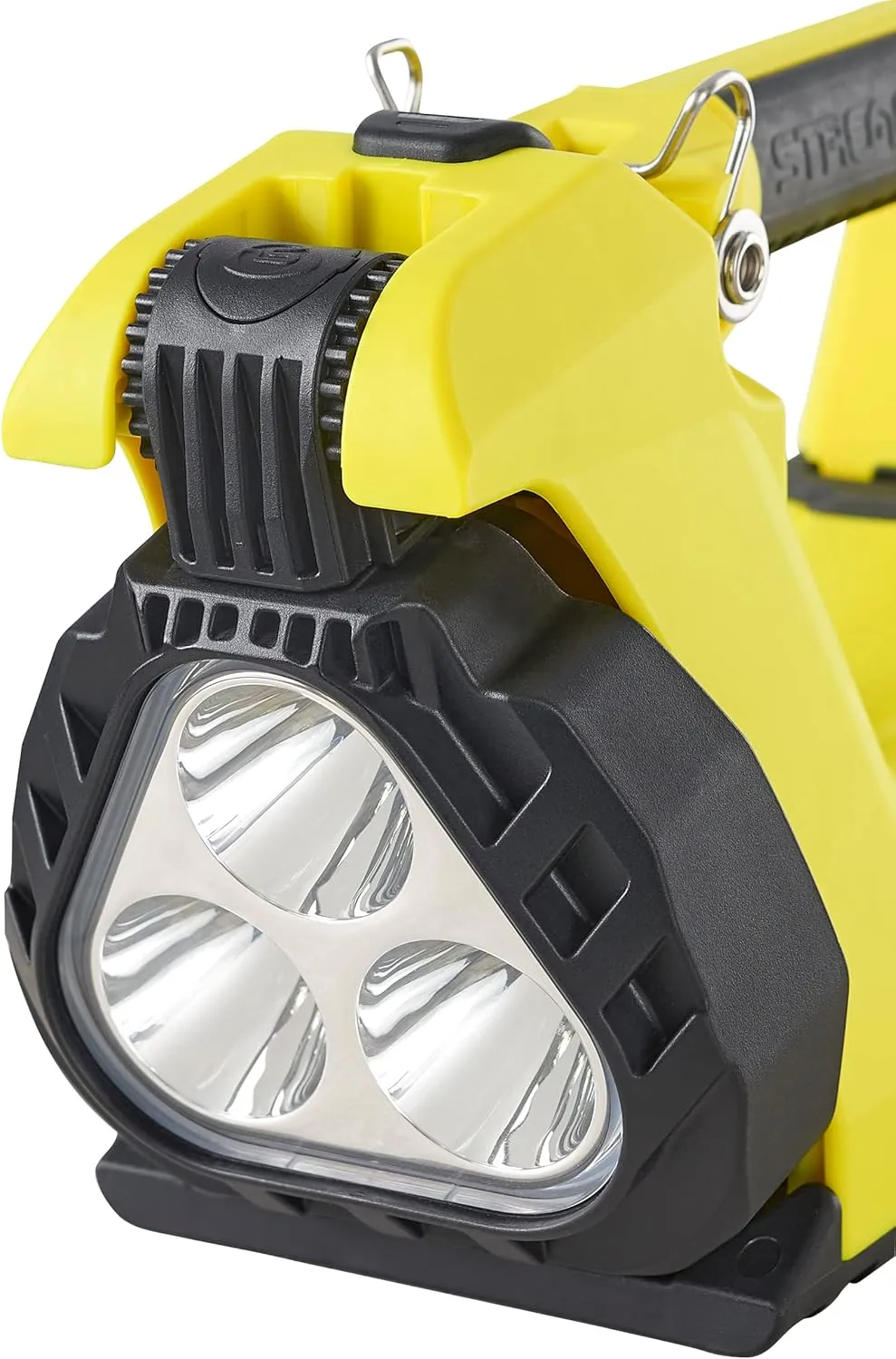 Streamlight 44371 Vulcan Clutch 1700-Lumen Rechargeable Multi-Function Lantern with 120V/100V AC/12V DC, Includes Heavy Duty Shoulder Strap, Yellow