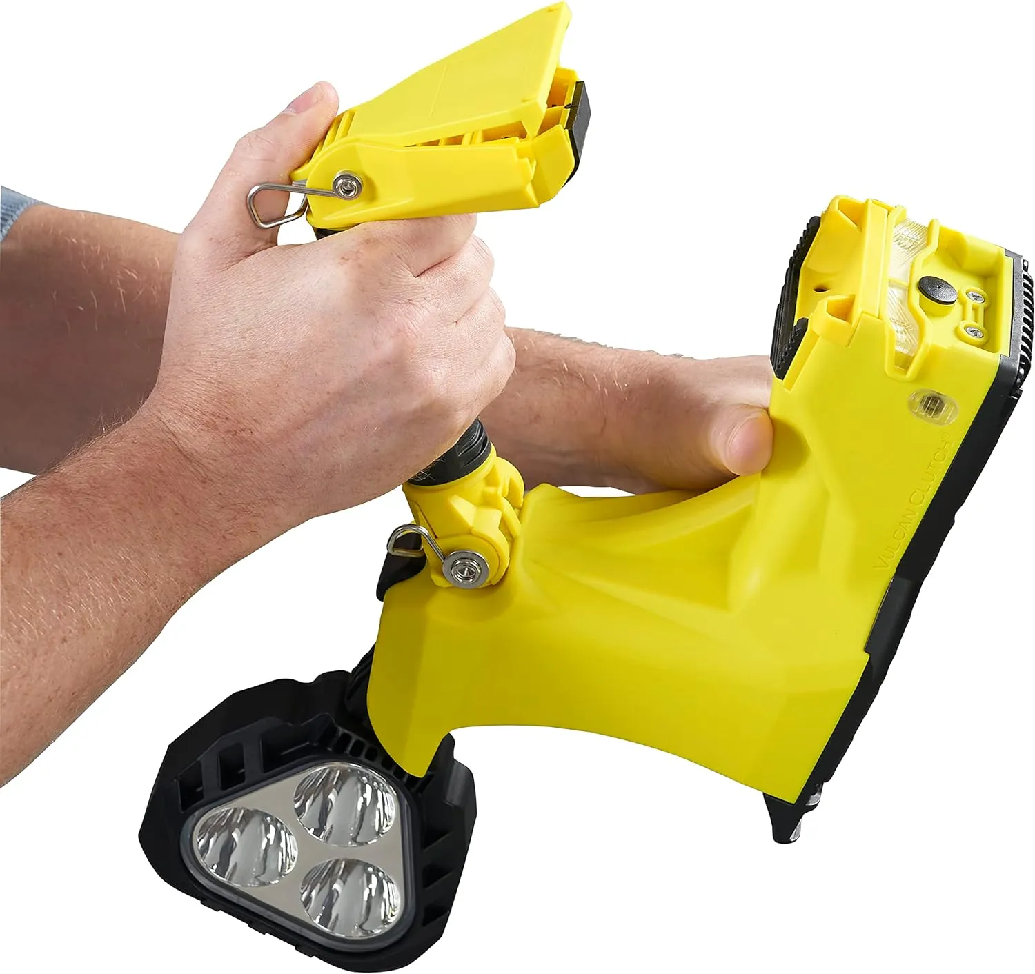Streamlight 44371 Vulcan Clutch 1700-Lumen Rechargeable Multi-Function Lantern with 120V/100V AC/12V DC, Includes Heavy Duty Shoulder Strap, Yellow
