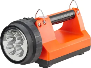 Streamlight 45861 E-Spot Firebox 1500-Lumen 110000 Candela Rechargeable Spot Beam Lantern with Dual Rear LEDs, AC/DC Charging, Heavy Duty Shoulder Strap, and Mounting Rack, Orange