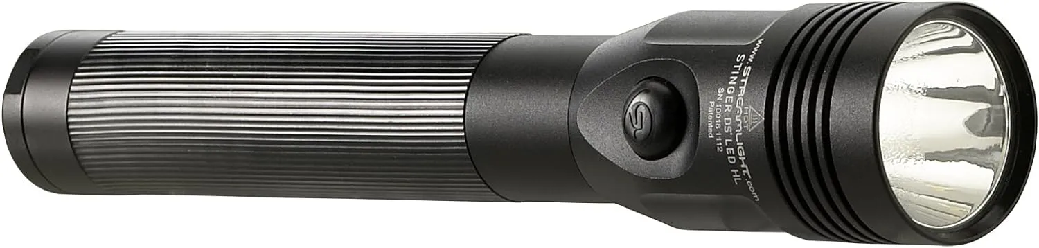 Streamlight 75453 Stinger DS 800-Lumen LED High Lumen Rechargeable Flashlight Without Charger, Black