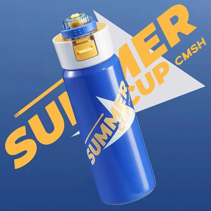Summer Cup Stainless Steel Water Bottle – Leakproof, BPA-Free & Easy-Clean