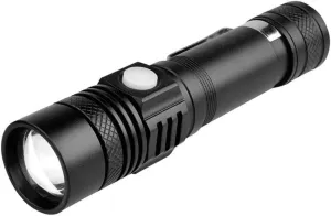 Super Bright Led Flashlight USB Led Torch T6/L2/V6 Power Tips Zoomable Bicycle Light Rechargeable (Color : L2-8000 Lumens) (T6) (L2)