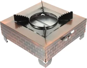 SUPVOX Portable Grill Stove Compact Wok Stove for Outdoor Barbecue Camping and Picnic