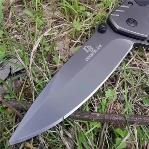 Survival Hunting Knife with Sheath, 8.26inch Fixed Blade Tactical Bowie Knife with Sharpener & Fire Starter for Camping, Outdoor, Bushcraft