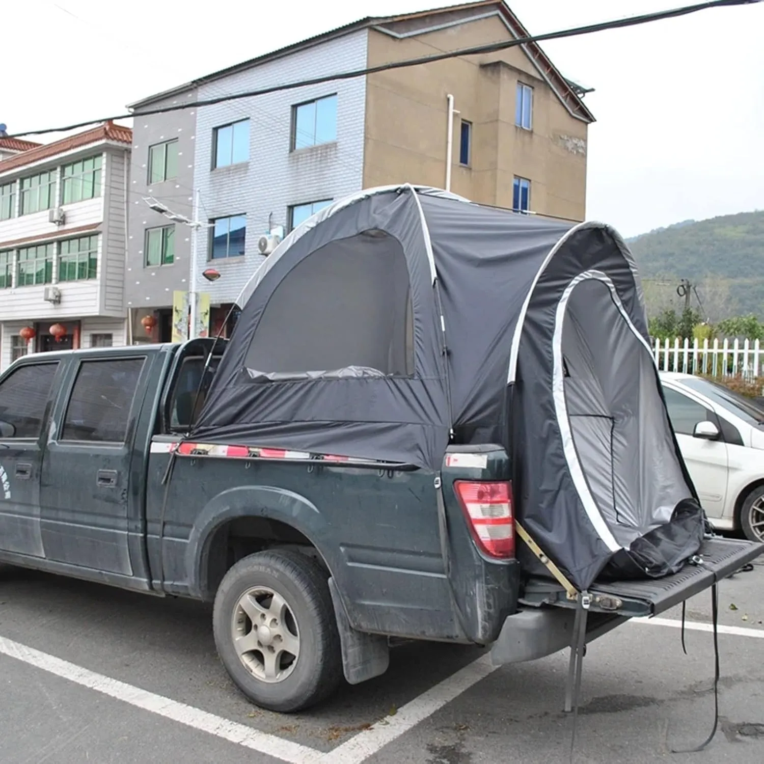 SUV Tent for Camping, Car Tent,Pickup Truck Tent, Portable Truck Bed Tent 3-4 Person Sleeping Capacity, Includes Rainfly and Carry Bag, Portable Easy Setup Tent for Camping, Hiking,Fishing