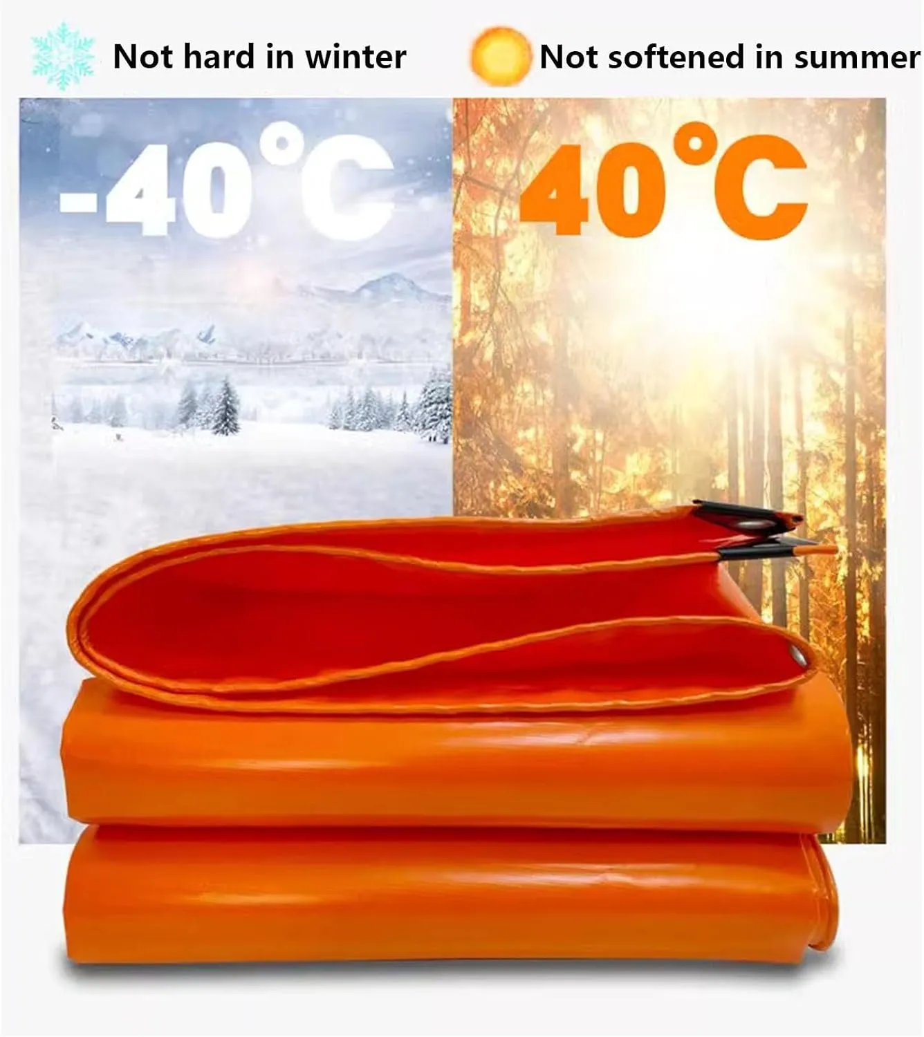 Tarpaulin Cover with Reinforced Grommets, Heavy Duty Waterproof PVC Tarpaulin Tarp Cover, Dustproof Windproof Tarp Cover, Ideal for Garden Furniture, Cars (9x20m)
