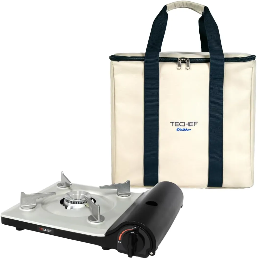 TECHEF - AGNI Portable Butane Gas Stove Burner with Carrying Bag, Made in Korea (STOVE BAG)