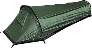 Tent Camping Single Person Tent Ultralight Compact Outdoor Sleeping Bag Tent Larger Space Sleeping Bag Cover Hiking Lightweight (Color : Green)