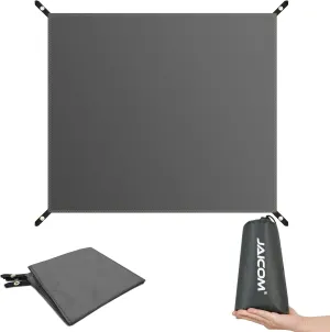 Tent Footprint - Waterproof Camping Tarp, 4 Person Tent Floor Saver, PU 3000mm Small Tarp for Hiking, Backpacking, Hammock, Beach, Picnic and Other Outdoor Activities