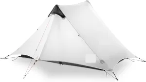 Tent Outdoor Ultralight Camping Tent Rodless Tent (Color : Gray 2P 3 Season) (Gray 1p 3 Season)
