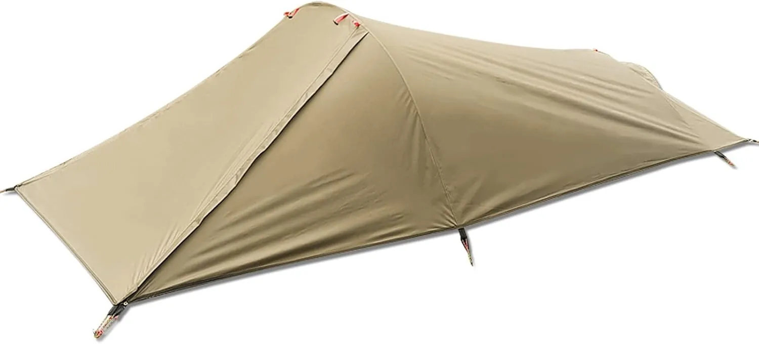 Tent Ultralight Outdoor Camping Tent Single Person Camping Tent Water Resistant Tent Aviation Aluminum Support Portabl