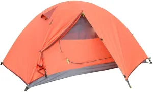 Tents for Camping 2 Person Waterproof Tent 3 Season Backpacking Hiking Tents for Camping Beach Travelling Double Layer Outdoor Tent (Color : Blue)