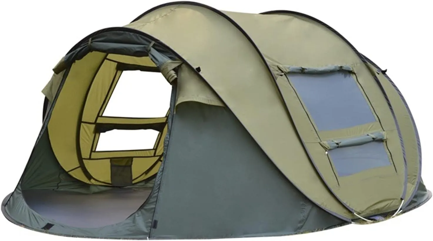 Tents for Camping Automatic Pop-up Tent, 3-4 Person Outdoor Instant Setup Tent 4 Season Waterproof Tent for Hiking, Camping, Travelling