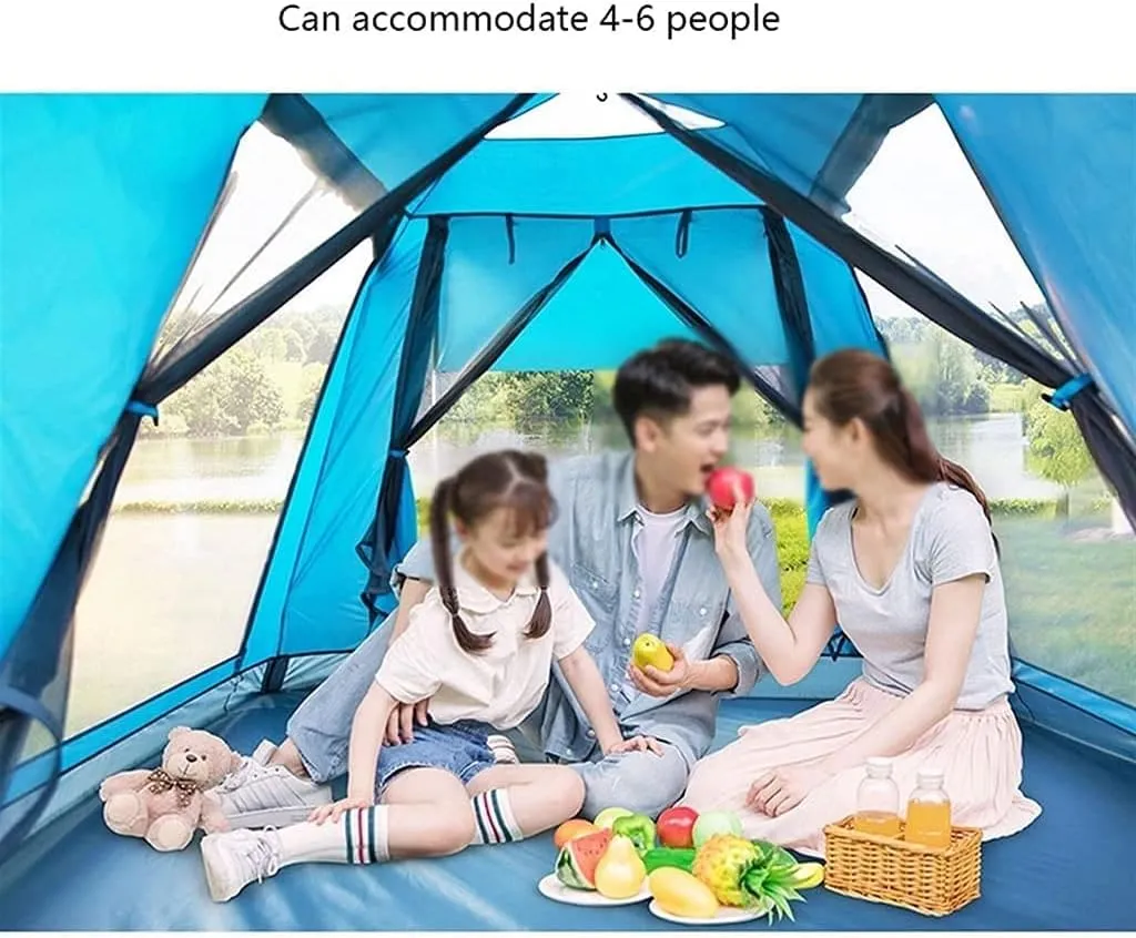 Tents for Camping Rainproof UV-Proof Outdoor Tent, Automatic Quick-Opening Camping Tent 3-4 Person Fishing Outdoor Tent Beach Tent