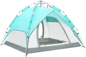 Tents for Camping Tent Outdoor Automatic Quick Open Tent Camping Supplies Camping Tent Home Self-Driving Tent Rain Universal Beach Tent (Color : Blue, Size : 210 * 190 * 125cm)